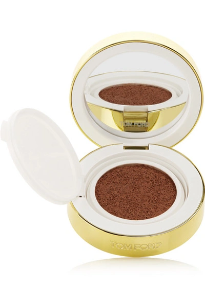 Tom Ford Soleil Glow Tone Up Foundation Compact Spf45 - 9.0 Deep Bronze In Brown