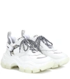 PRADA PEGASUS LEATHER trainers,P00404424