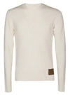 HELMUT LANG HELMUT LANG LOGO PATCH RIBBED JUMPER