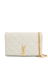 SAINT LAURENT ANGIE QUILTED CROSSBODY BAG