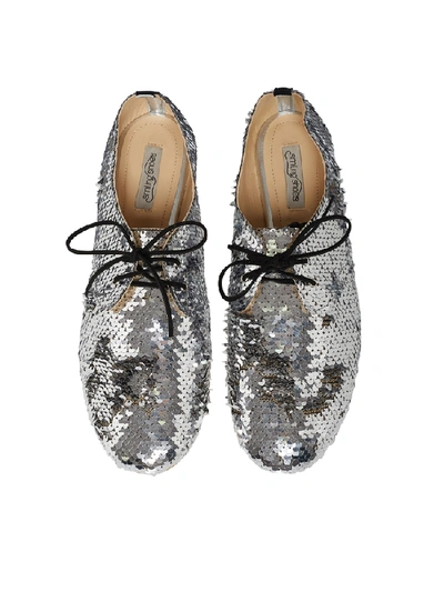 Smiling Shoes Cecille Brogues B18s In Flamingo Sequins