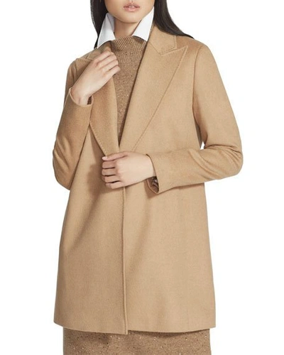 Lafayette 148 Kourt One-button Camel Hair Jacket