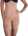 Spanx Oncore High-waisted Mid-thigh Shorts In Naked .