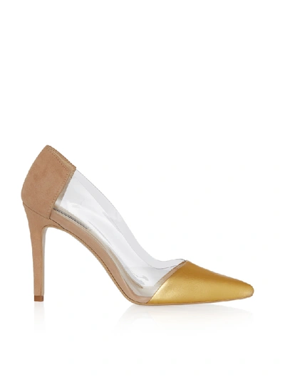 Smiling Shoes Angeline Pumps In 91 Beige Suede