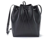 ALESYA ORLOVA GEO BUCKET BAG BLACK