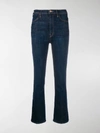 MOTHER CROPPED BOOTCUT JEANS,130738314278252