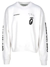 OFF-WHITE OFF WHITE SPLITTED ARROWS PRINTED SWEATSHIRT,11030668