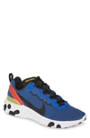Nike Men's React Element 55 Sneakers In Blue