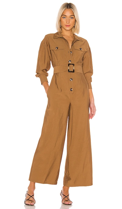 C/meo Collective No Lies Jumpsuit In Tan