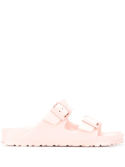 Birkenstock Essentials Arizona Waterproof Slide Sandal In Pink