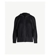 Issey Miyake Pleated Detail Coat In Black