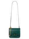 Valentino Garavani Small Vsling Leather Crossbody Bag In Emerald