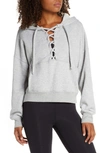FREE PEOPLE MOVEMENT BELIEVE IT LACE-UP HOODIE,OB898465
