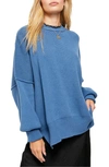Free People Easy Street Tunic Sweater In Sky