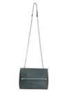 Strathberry East/west Stylist Leather Crossbody Bag In Bottle Green