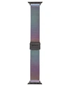 DKNY WOMEN'S STAINLESS STEEL RAINBOW MESH APPLE WATCH BRACELET