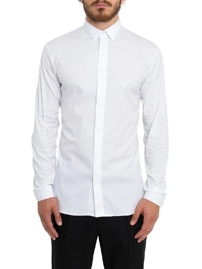 Dior Embroidered Shirt In Bianco
