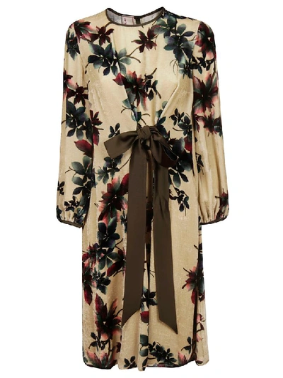 Antonio Marras Floral Print Dress In Multicolor