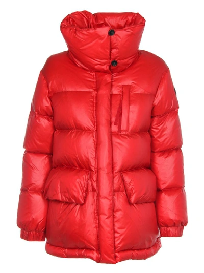 Woolrich Ws Alquippa Puffy Red Jacket