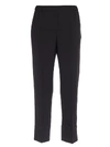 N°21 BLACK TROUSERS WITH RHINESTONES,11030809