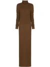 LEMAIRE ROLL-NECK MAXI DRESS