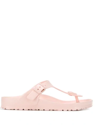 Birkenstock Eva Gizeh Big Buckle Thong Sandals In Neutral