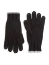 Saks Fifth Avenue Collection Touch Tech Cashmere Gloves In Black