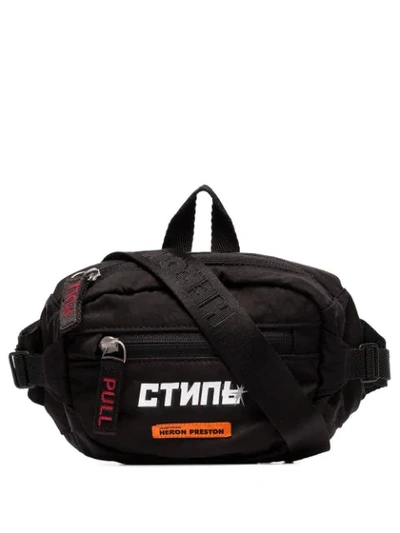 Heron Preston Ctnmb Print Belt Bag In Black