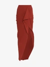 RICK OWENS RICK OWENS FLARE DETAIL FRONT SLIT SKIRT,RO19F5683KST14071994