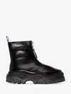 Eytys Raven Platform-sole Leather Ankle Boots In Black