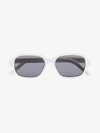 SAINT LAURENT SAINT LAURENT EYEWEAR WHITE ROUND FRAME SUNGLASSES,SL29214343471