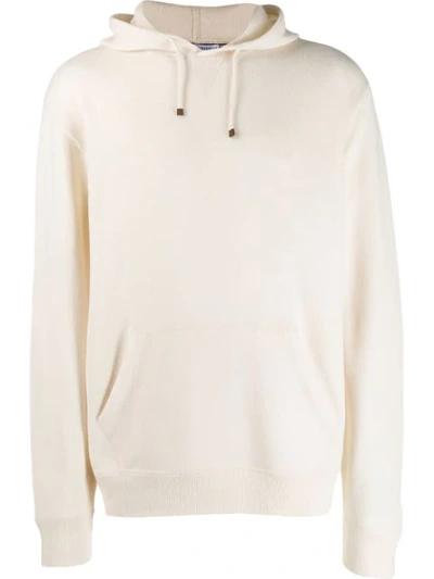 Brunello Cucinelli Plain Hooded Sweatshirt - 白色 In White