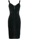 DOLCE & GABBANA STRETCH CADY BUSTIER DRESS