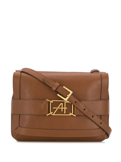 Alberta Ferretti Flap Shoulder Bag - 棕色 In Brown