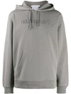 HELMUT LANG EMBROIDERED LOGO HOODIE