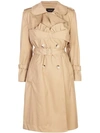 SIMONE ROCHA FRILL DETAILED BELTED TRENCH