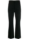 JOSEPH FLARED CROPPED TROUSERS