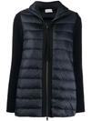 MONCLER KNITTED-SLEEVE PADDED JACKET