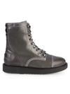 DIESEL D-Cage Leather Combat Boots,0400011323542