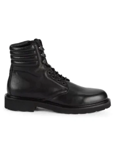 Aquatalia Waterproof Leather Boots In Black