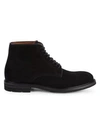 Aquatalia Renzo Suede Lace-up Boots In Black