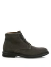 Aquatalia Renzo Suede Lace-up Boots In Dark Charcoal