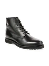 Aquatalia William Lace-up Leather Boots In Black