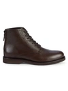 Aquatalia William Lace-up Leather Boots In Brown