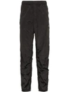 STONE ISLAND LOGO PATCH RIP-STOP TRACK TROUSERS