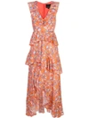 CYNTHIA ROWLEY SAVANNAH TIERED MAXI DRESS