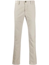 Incotex Casual Tailored Trousers In Neutrals