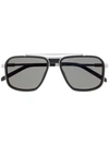 HUBLOT EYEWEAR HUBLOT EYEWEAR HUBLOT EYEWEAR H019075000 SILVER LEATHER/FUR/EXOTIC SKINS->LEATHER - 黑色