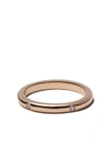 EF COLLECTION 14KT ROSE GOLD DIAMOND STACK RING