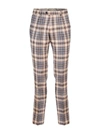 ETRO CHECKED trousers. MODEL,11033243